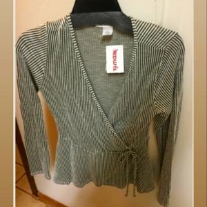 Striped womens top Size Medium